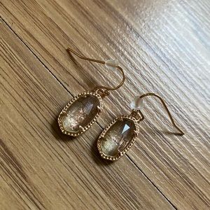 Rose gold Kendra Scott earrings
